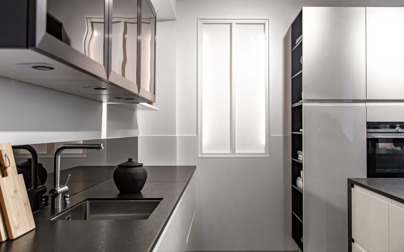 Modern kitchen interior representing home renovation and remodeling services in New Jersey and New York